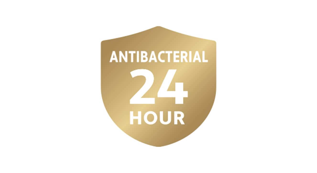 Protección antibacterial 24 horas 